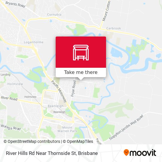 River Hills Rd Near Thornside St map