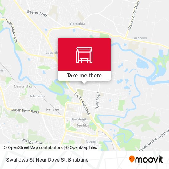 Swallows St Near Dove St map
