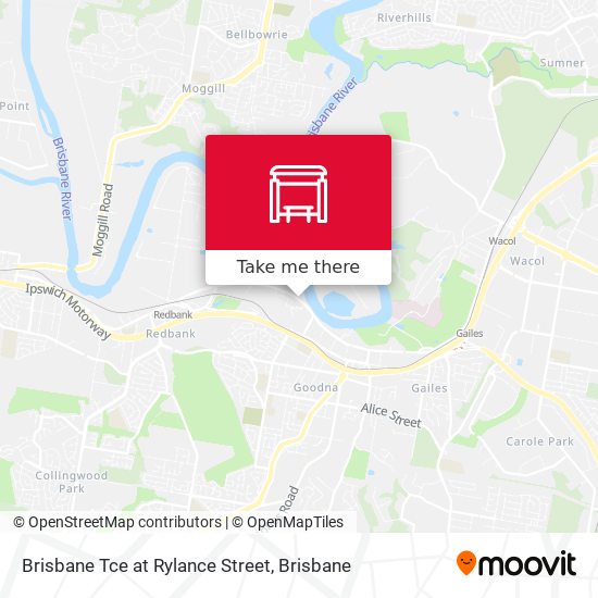 Brisbane Tce at Rylance Street map