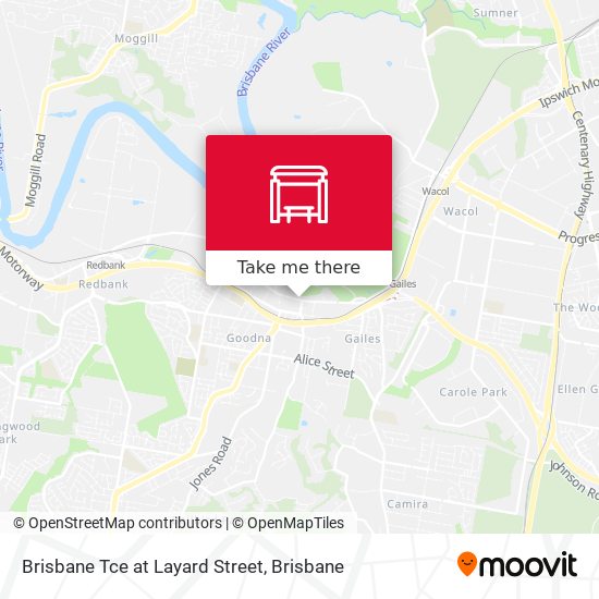 Brisbane Tce at Layard Street map