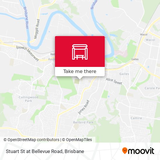 Stuart St at Bellevue Road map