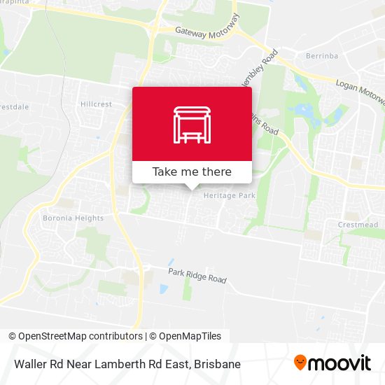 Waller Rd Near Lamberth Rd East map