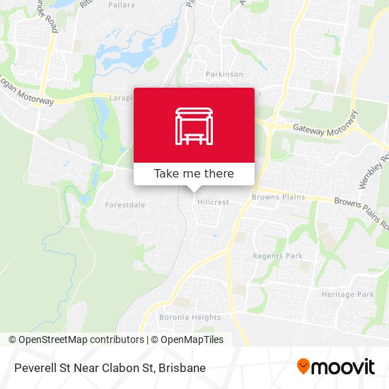 Peverell St Near Clabon St map