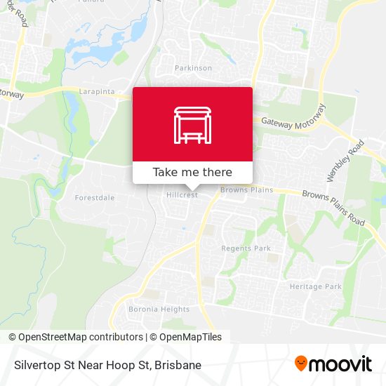 Silvertop St Near Hoop St map