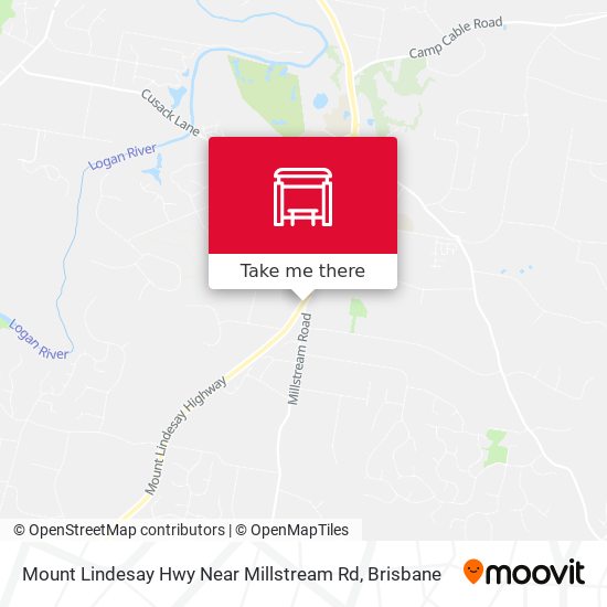 Mount Lindesay Hwy Near Millstream Rd map