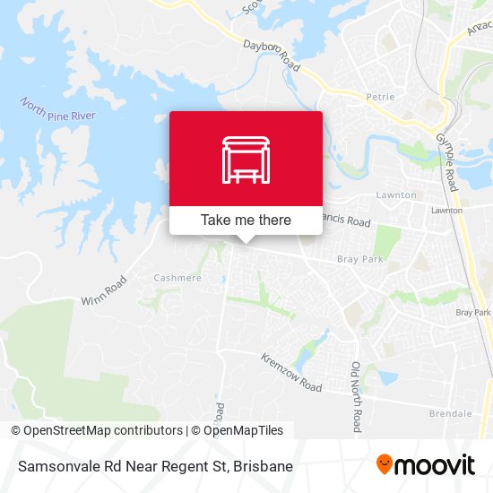 Samsonvale Rd Near Regent St map