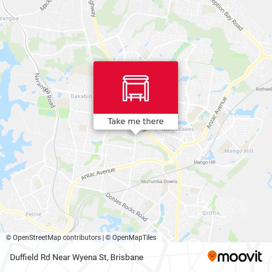 Duffield Rd Near Wyena St map