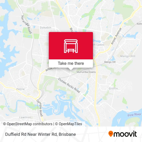 Mapa Duffield Rd Near Winter Rd