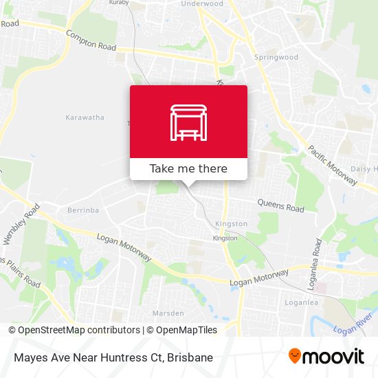 Mayes Ave Near Huntress Ct map