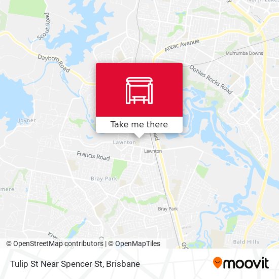 Tulip St Near Spencer St map