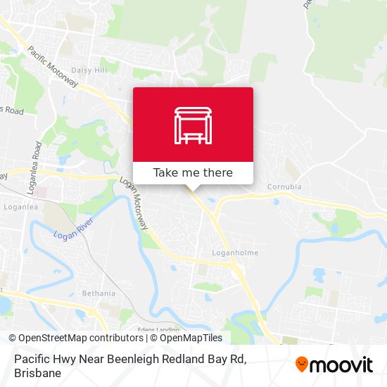 Pacific Hwy Near Beenleigh Redland Bay Rd map
