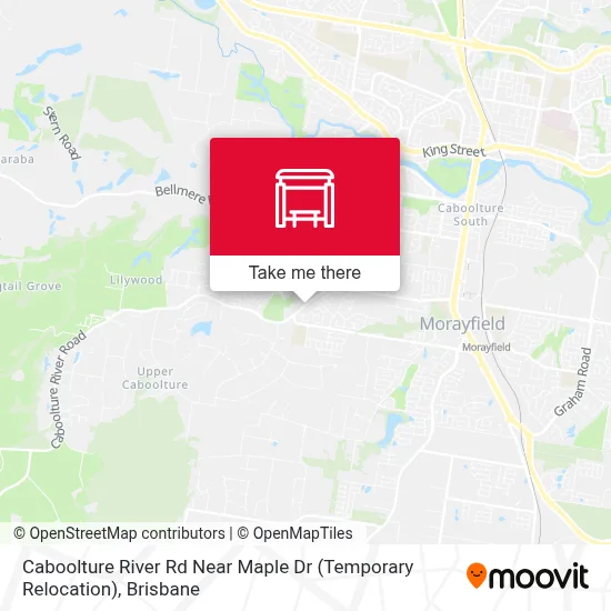 Mapa Caboolture River Rd Near Maple Dr (Temporary Relocation)