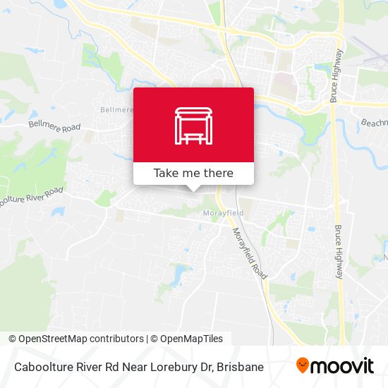 Mapa Caboolture River Rd Near Lorebury Dr