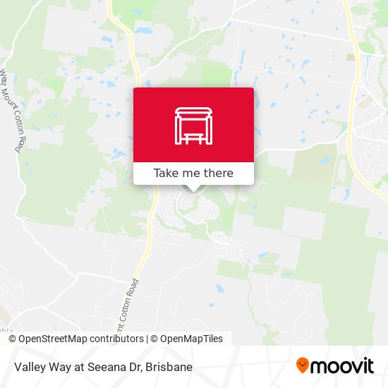Valley Way at Seeana Dr map