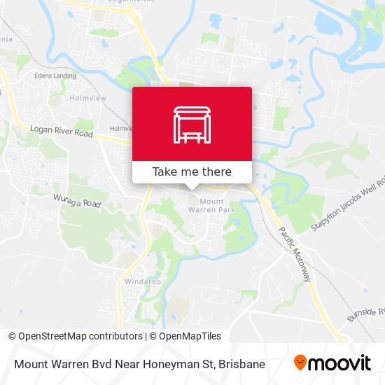 Mount Warren Bvd Near Honeyman St map