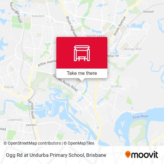 Mapa Ogg Rd at Undurba Primary School