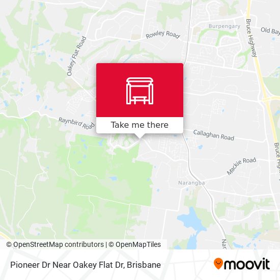 Pioneer Dr Near Oakey Flat Dr map