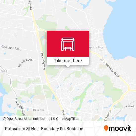 Potassium St Near Boundary Rd map