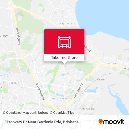 Mapa Discovery Dr Near Gardenia Pde