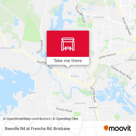 Beeville Rd at Frenchs Rd map