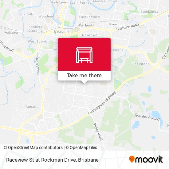Raceview St at Rockman Drive map
