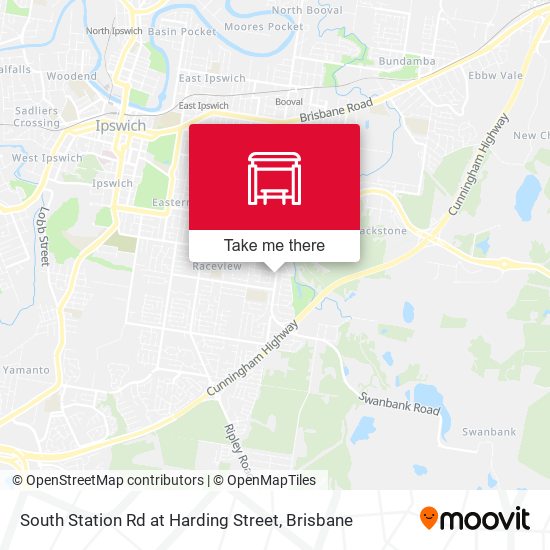 South Station Rd at Harding Street map