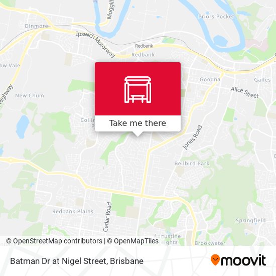 Batman Dr at Nigel Street map