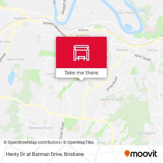 Henty Dr at Batman Drive map