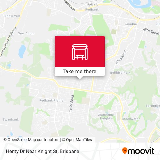 Mapa Henty Dr Near Knight St