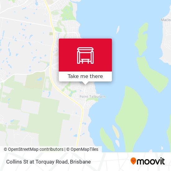 Collins St at Torquay Road map