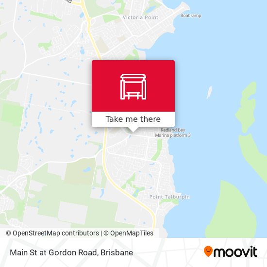 Main St at Gordon Road map