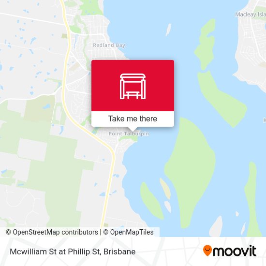Mcwilliam St at Phillip St map