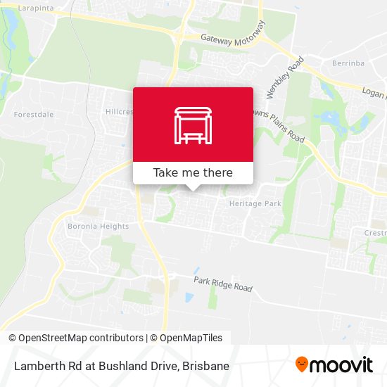 Lamberth Rd at Bushland Drive map