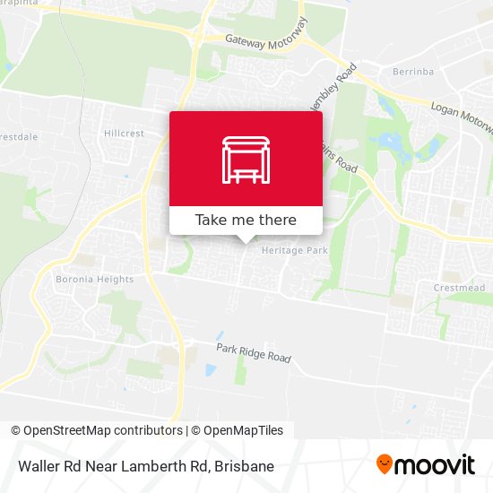 Waller Rd Near Lamberth Rd map