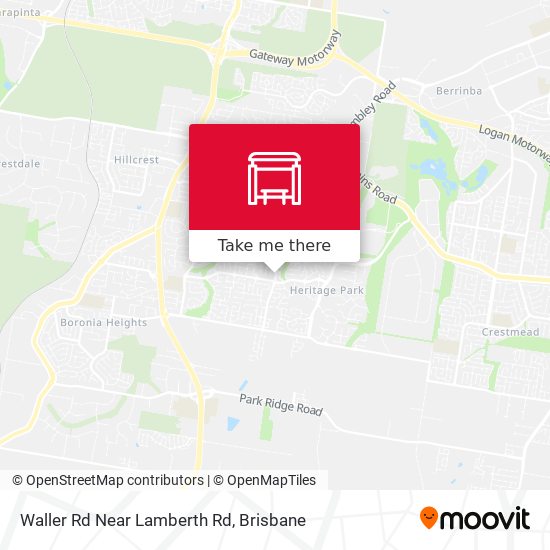 Waller Rd Near Lamberth Rd map