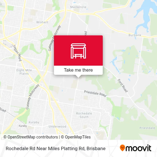 Mapa Rochedale Rd Near Miles Platting Rd