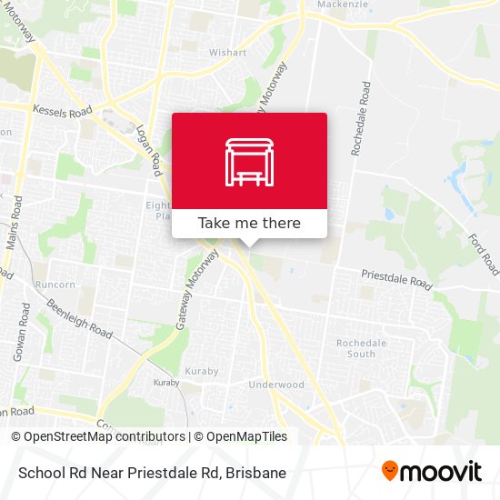 School Rd Near Priestdale Rd map
