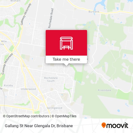 Gallang St Near Glengala Dr map
