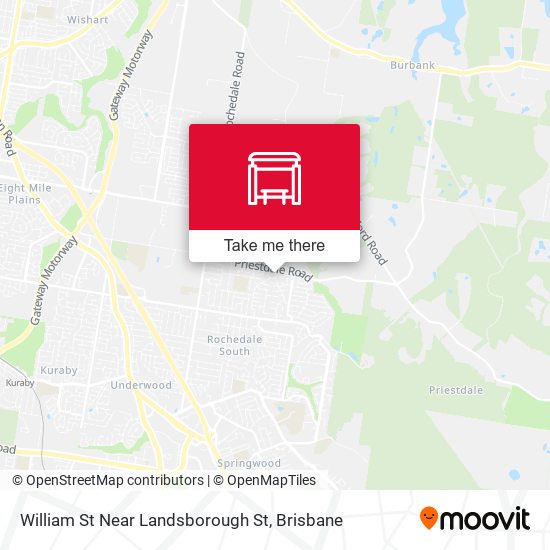 William St Near Landsborough St map