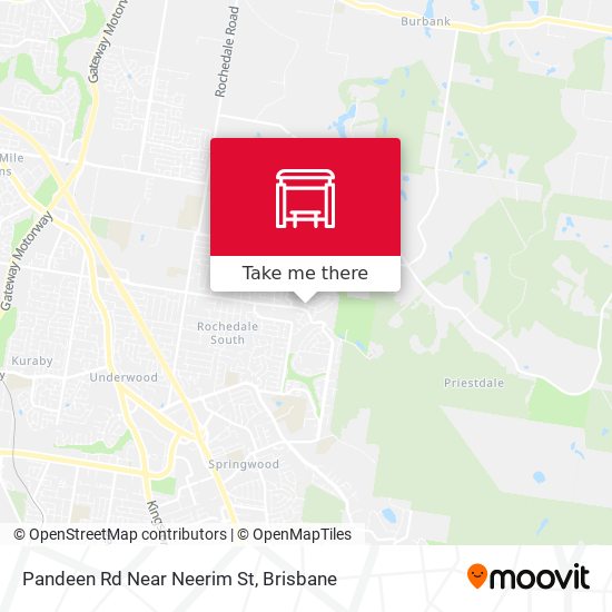 Pandeen Rd Near Neerim St map
