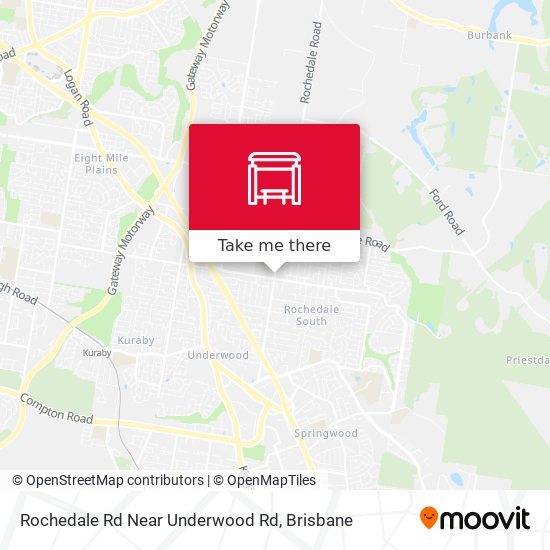 Rochedale Rd Near Underwood Rd map