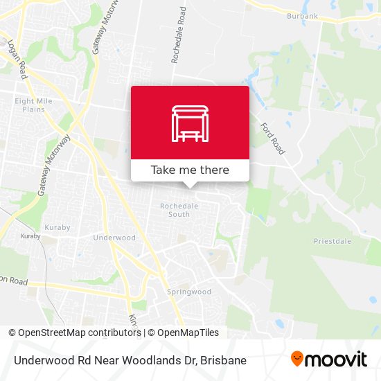 Underwood Rd Near Woodlands Dr map