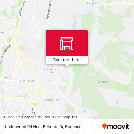 Underwood Rd Near Belmore Dr map