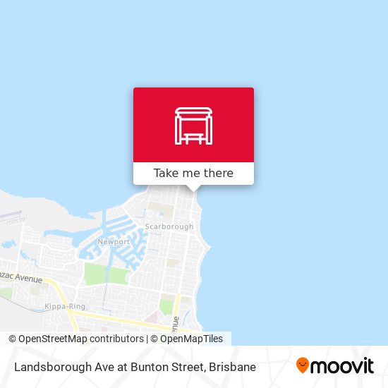 Landsborough Ave at Bunton Street map