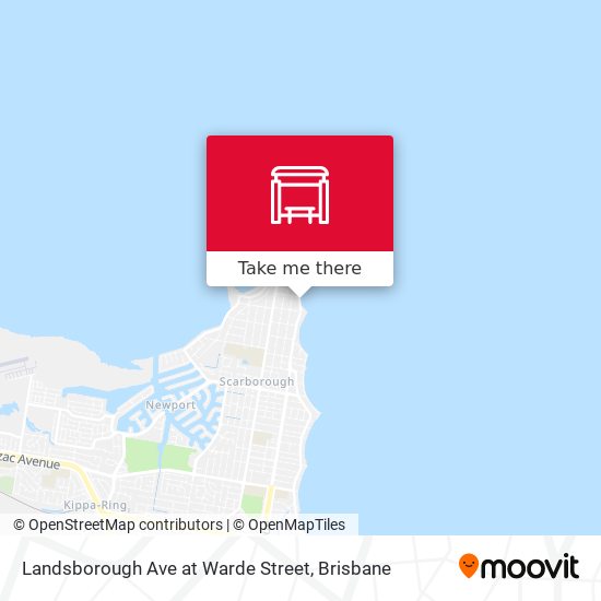 Landsborough Ave at Warde Street map