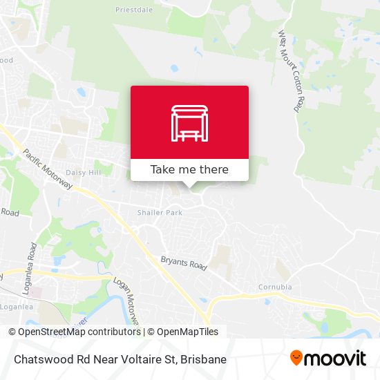 Chatswood Rd Near Voltaire St map