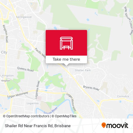 Shailer Rd Near Francis Rd map