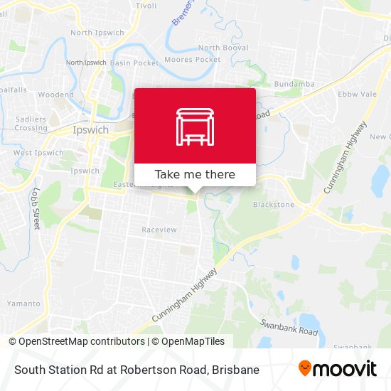 South Station Rd at Robertson Road map