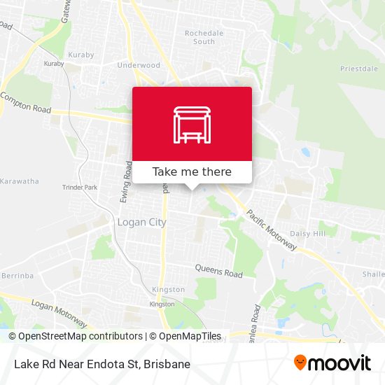 Lake Rd Near Endota St map