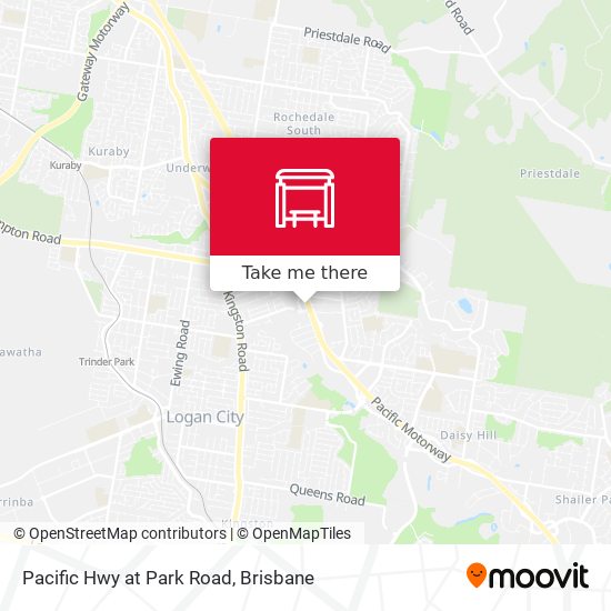 Pacific Hwy at Park Road map